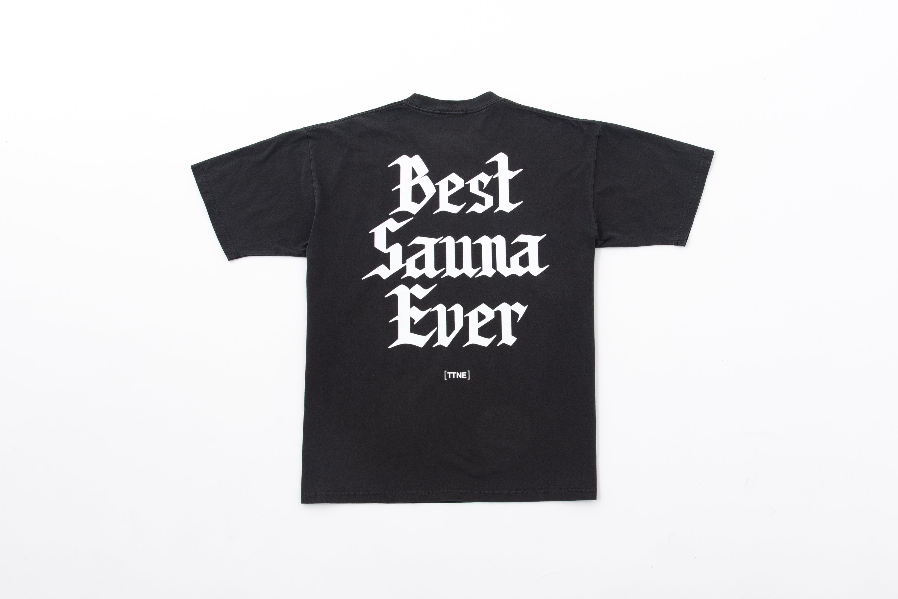 ［TTNE］Best Sauna Ever Logo Tee - Black