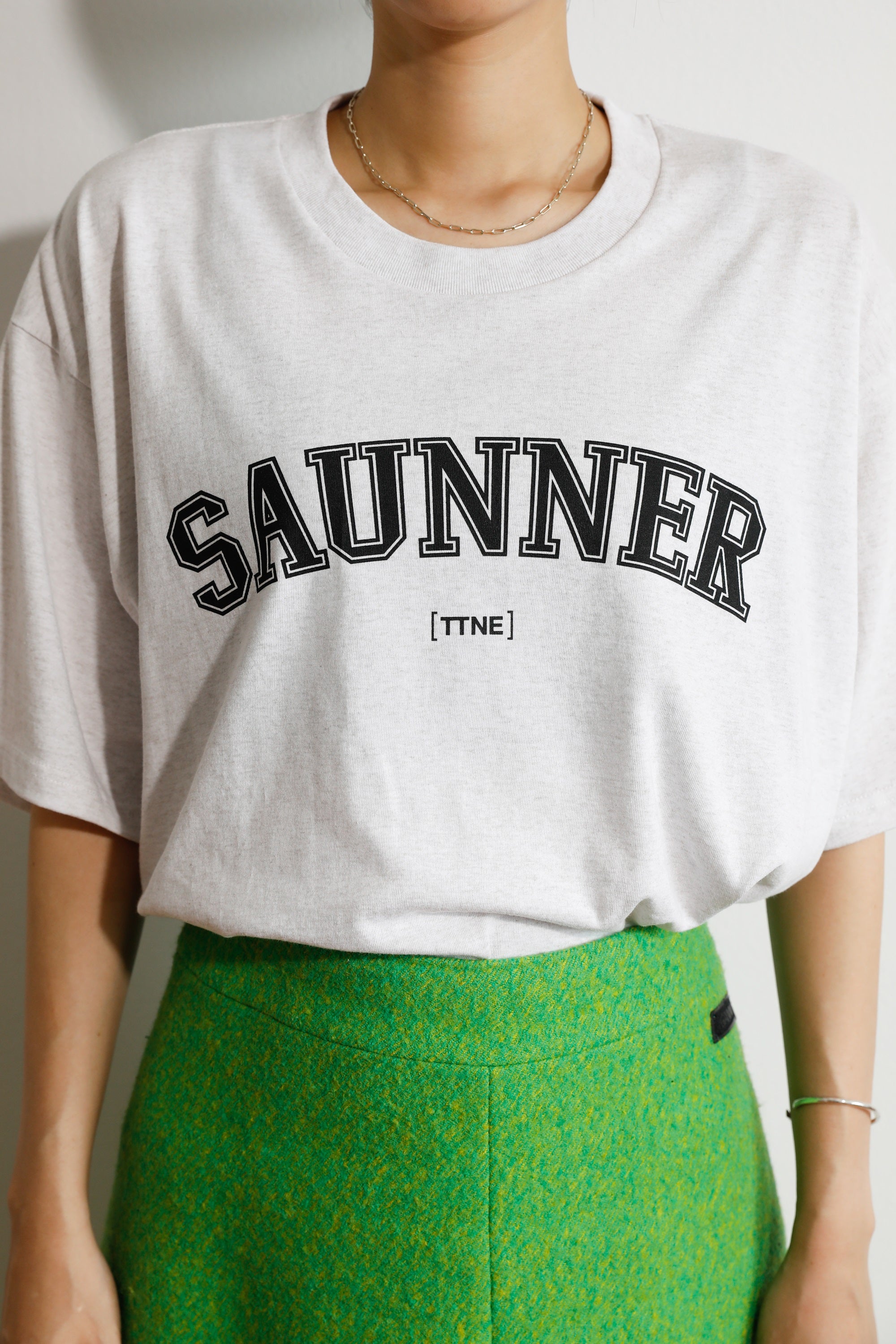 ［TTNE］Saunner College Logo Tee