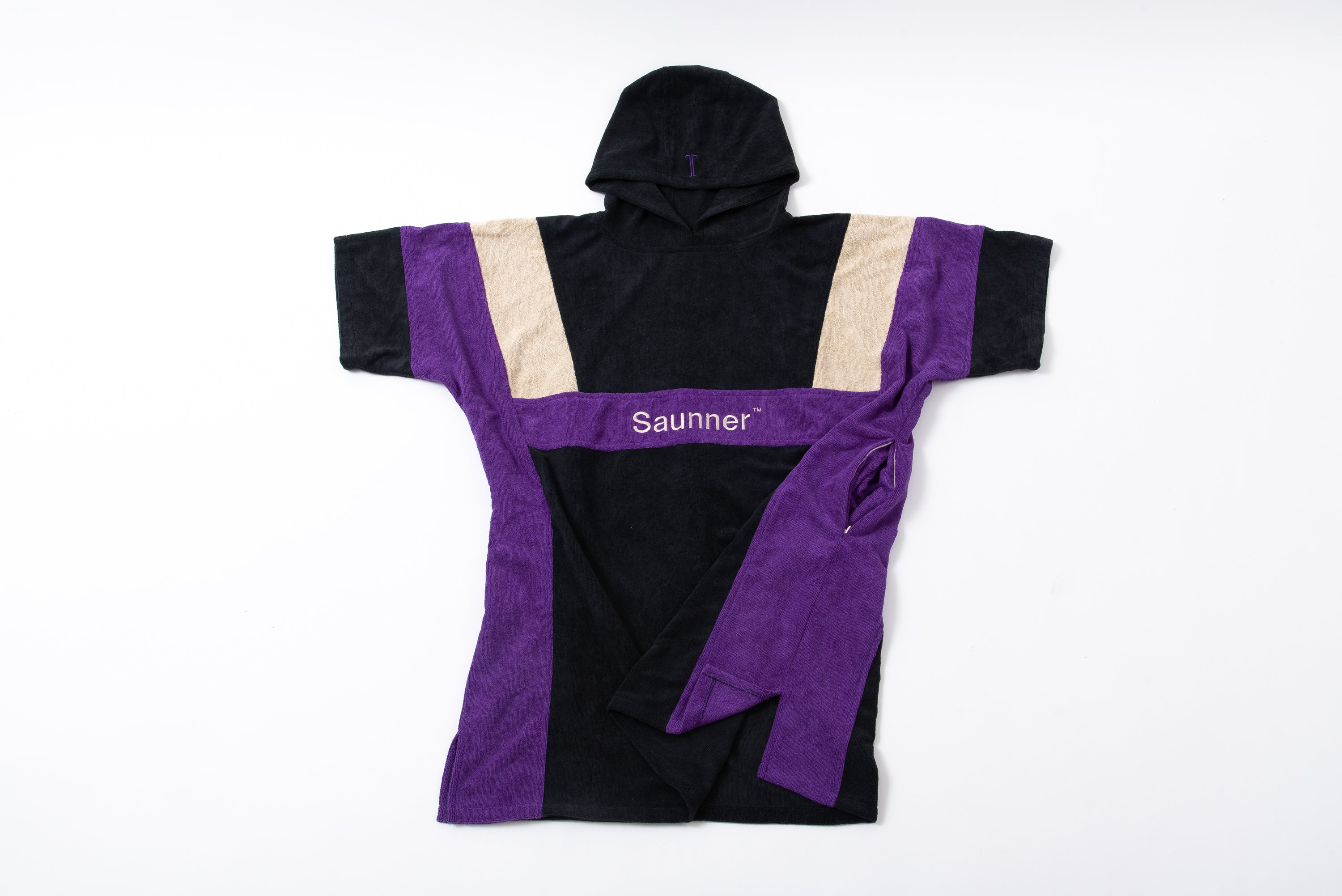 Saunner™️ Multi-Color Poncho - Purple/Black