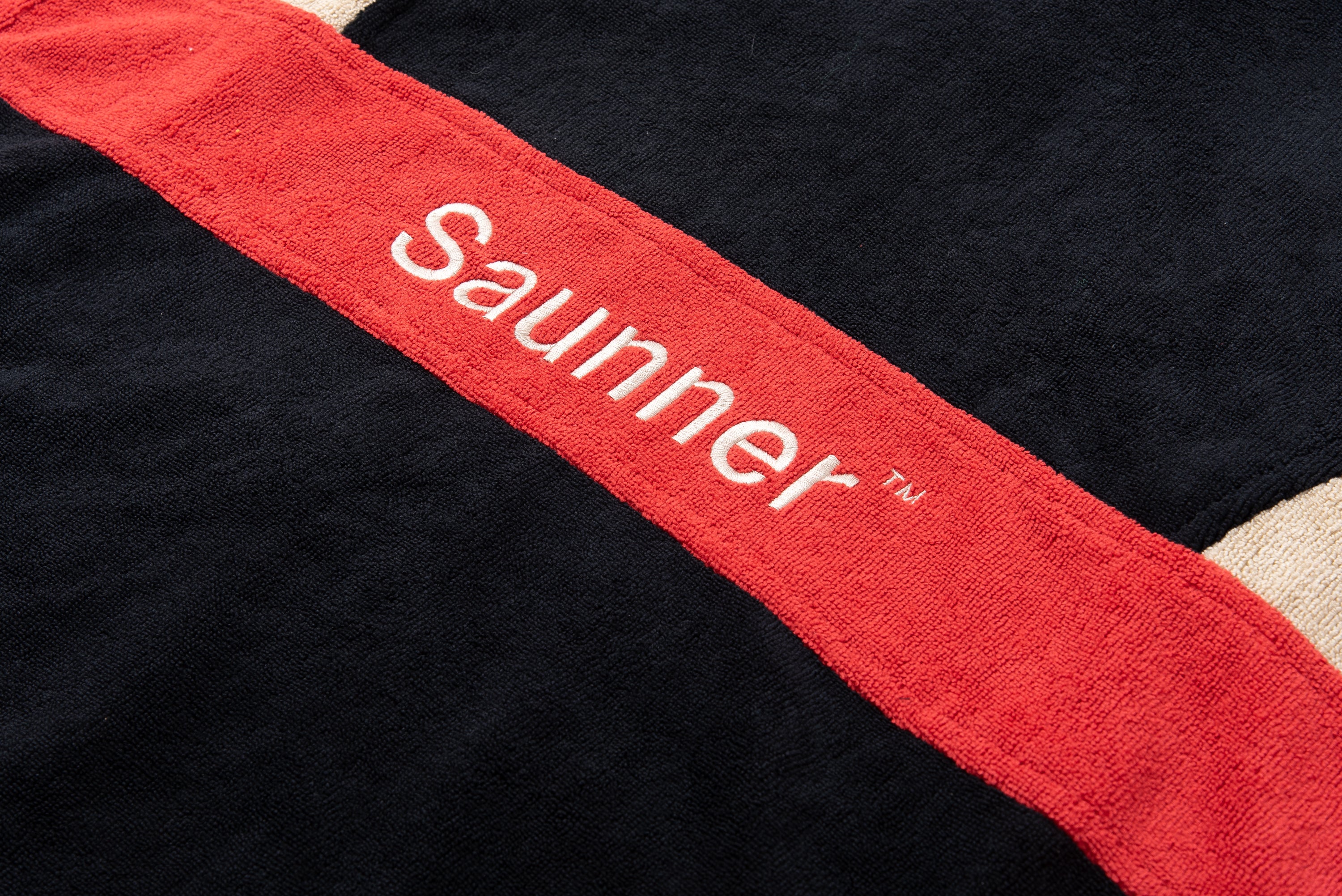 Saunner™️ Multi-Color Poncho - Red/Black – SHOP [TTNE]